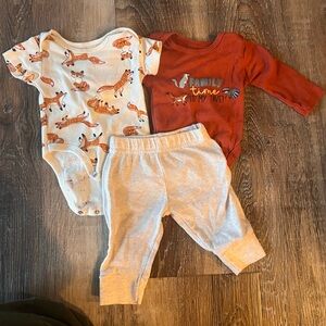 Wilderness Animal Baby outfit set